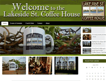 Tablet Screenshot of lakesidestcoffeehouse.com
